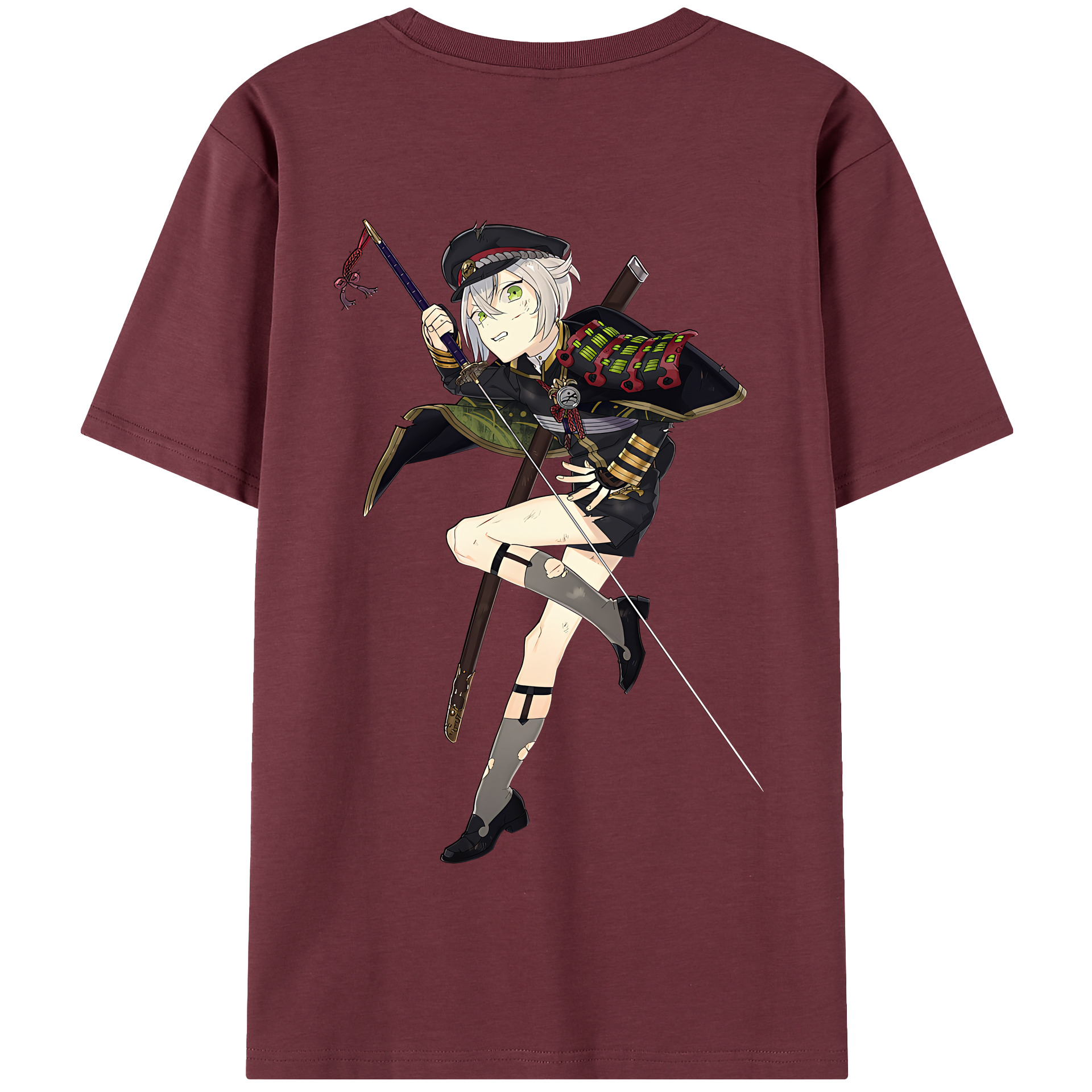 （画像用） 刀剣乱舞 Touken Ranbu 綿100％半袖Tシャツ（背面プリント）